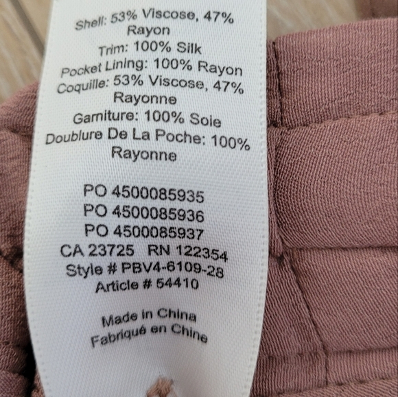 Aritzia Wilfred Marais trouser pant dusty rose pink XXS silk - Picture 12 of 15